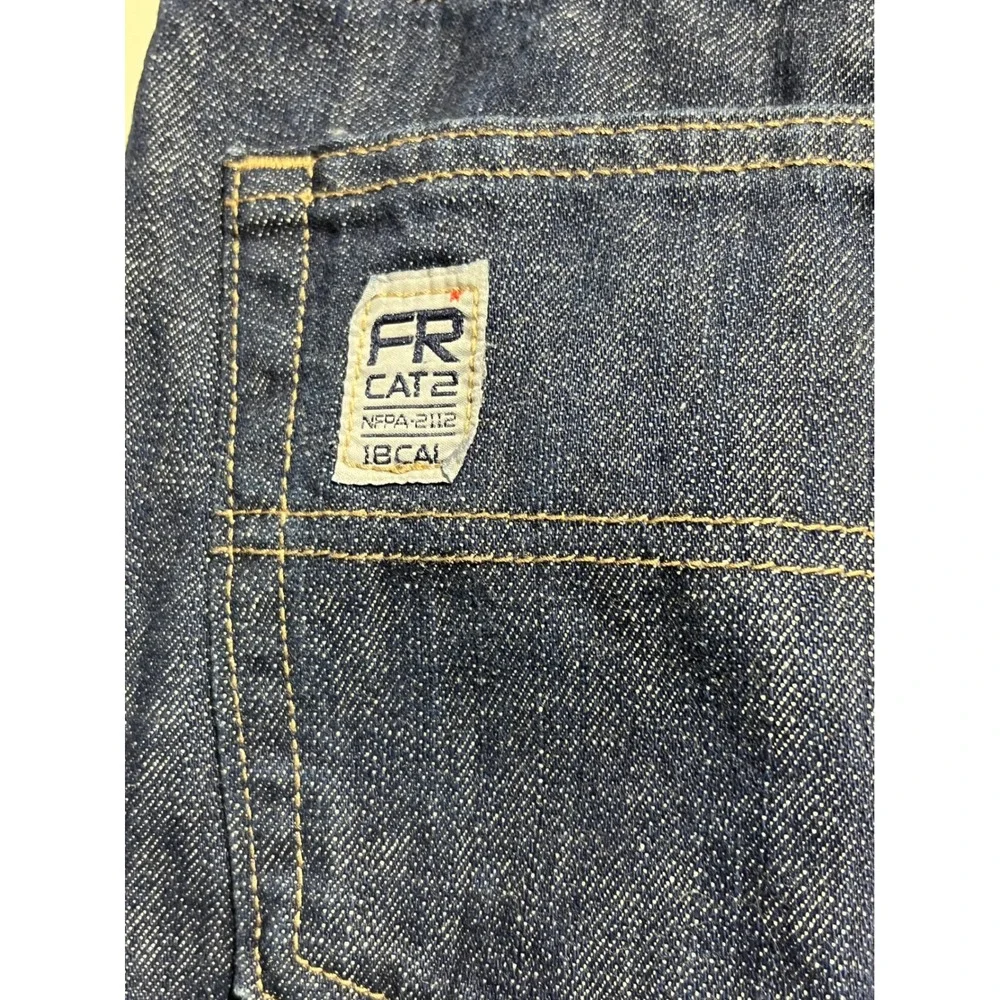 Tyndale FRC Mens Flame Resistant Jeans Dark Indigo CAT 2 NFPA 2112 18 CAL Denim